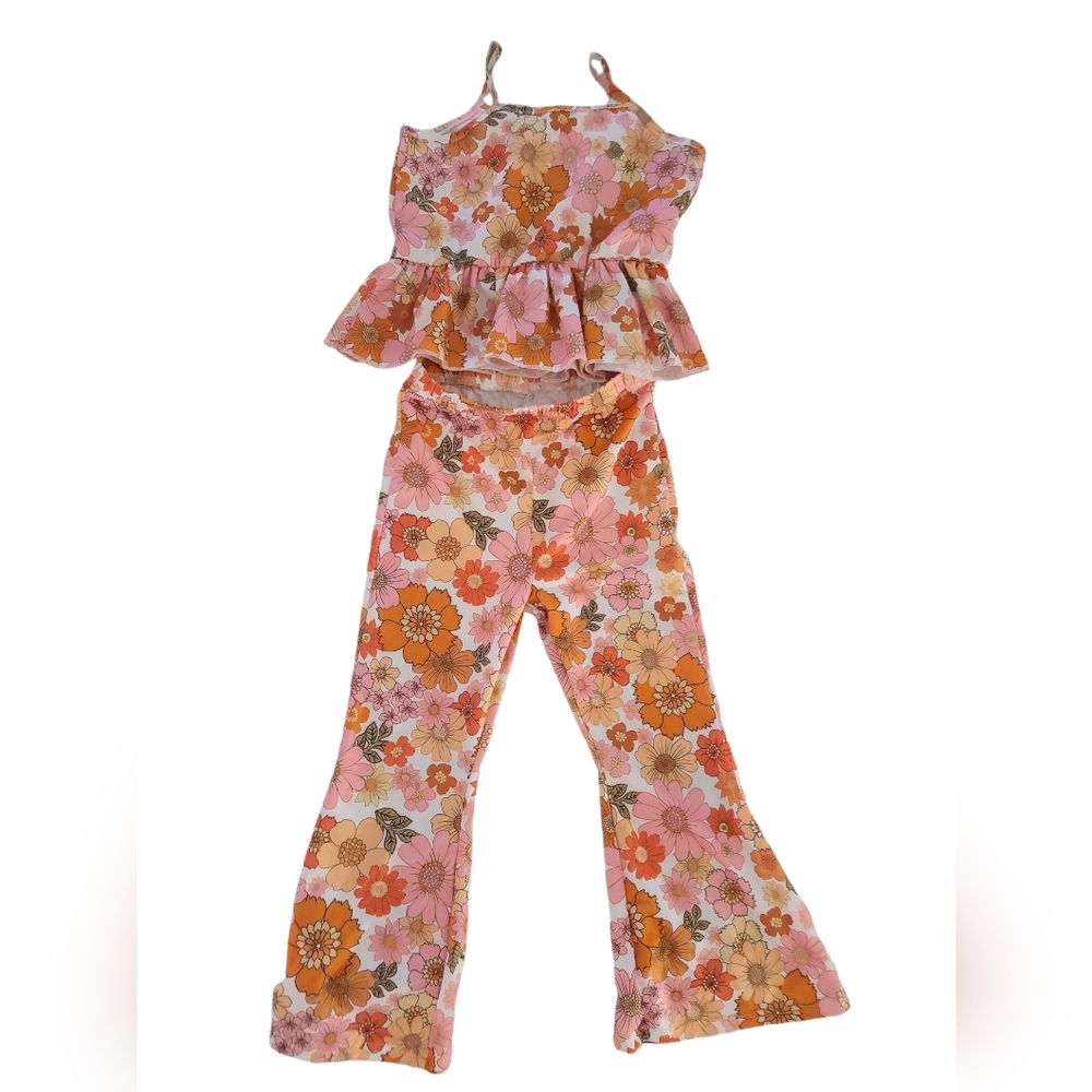 Shein Girls Set Top and Bottom Pants Size 4 Y